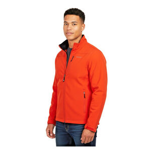 Rossignol Jacket Mens Extra Large Red Softshell Fleece Lined Zip Up Coat Sz L